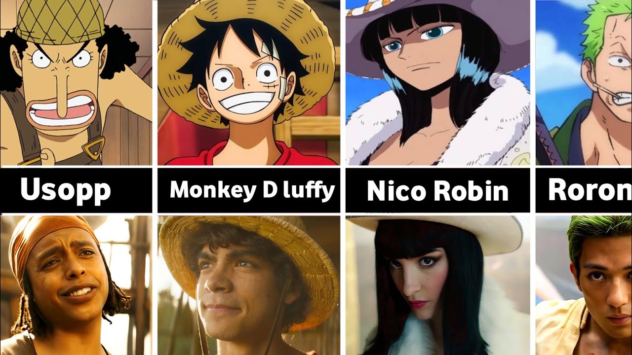 One Piece Season 2 Netflix vs Anime  | Characters Comparison