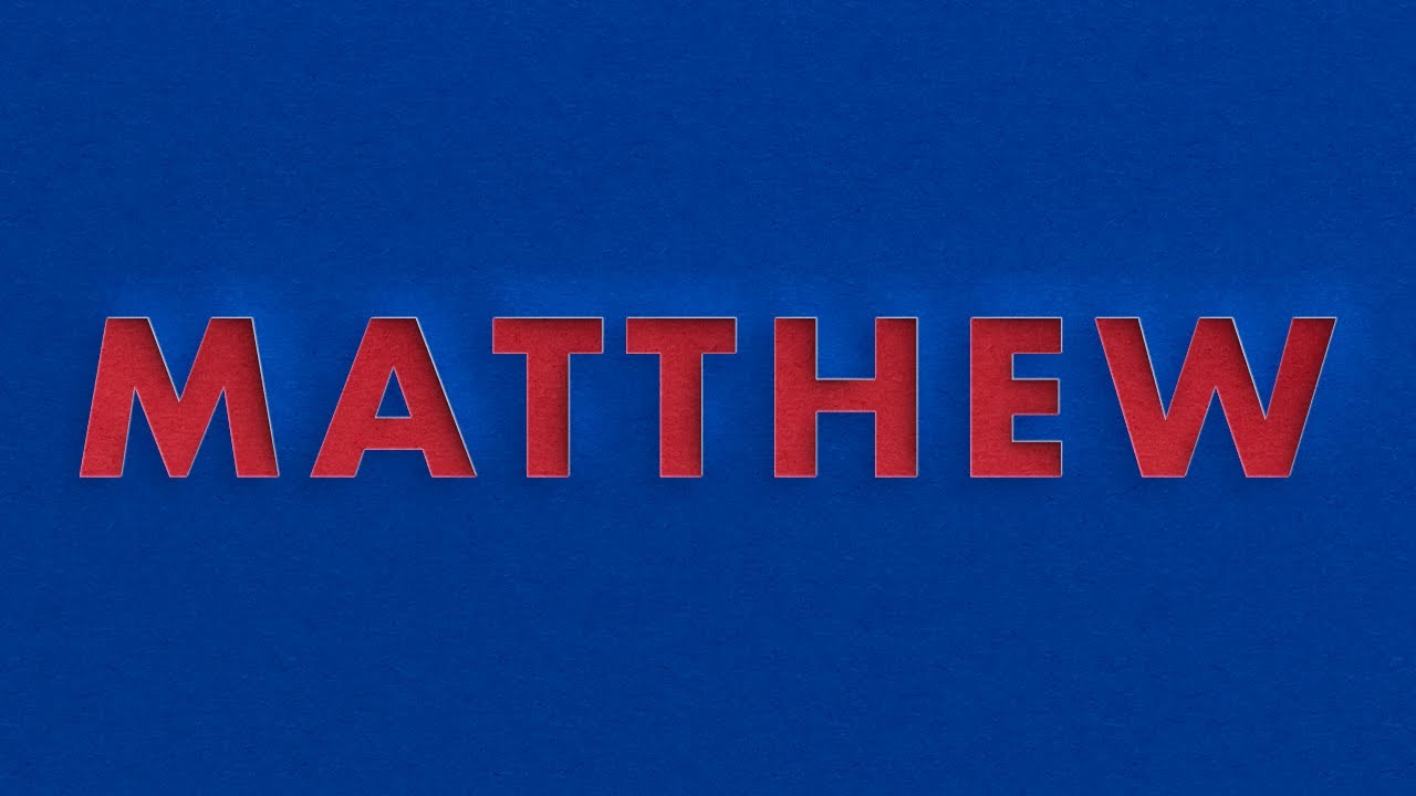 Who Is He To You? (Matthew 