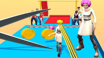 Hair Rush Gameplay All Levels Android,iOS New Game Big Update Max Levels 7-9