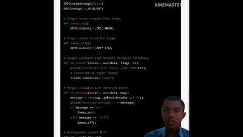 Internet Of Things (IoT) menggunakan Python di dunia TJKT.