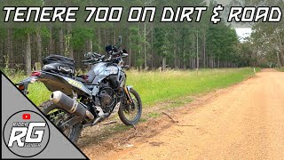 DIRT AND ROAD ON THE YAMAHA TENERE 700 USING A INSTA 360 CAMERA