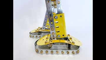 Meccano Biped Robot under construction