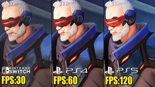 Overwatch 2 Nintendo Switch vs. PS4 vs. PS5 Graphics and FPS Comparison