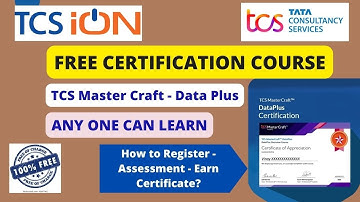 TCS MasterCraft™ DataPlus Free Certification | Learn Data Management & Governance from TCS!