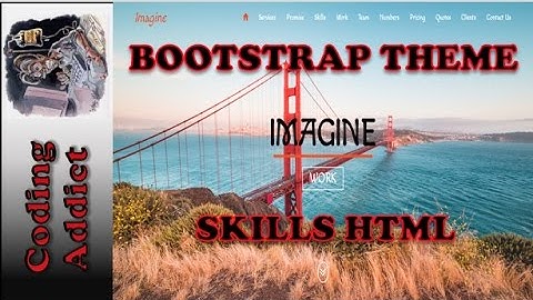 Bootstrap Theme 14 - Skills HTML