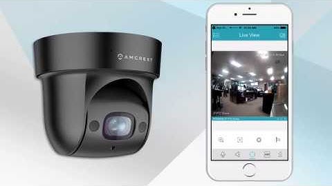 PoE Mobile App Setup for Amcrest Sentinel ProHD 2MP PoE PTZ IP Camera (IP2M-846)