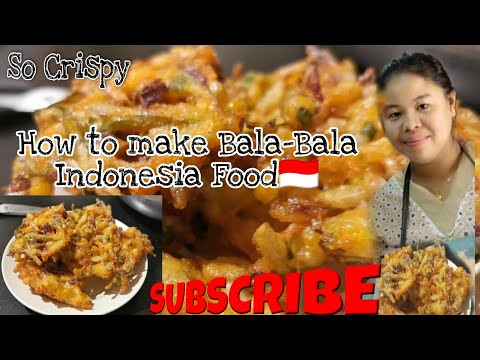 Crispy Vegetables, Indonesian Bala-Bala Food Recipe,