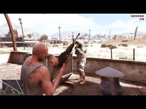 GTA 5 - Trevor’s Prison Bus Escape + Ten Star Escape
