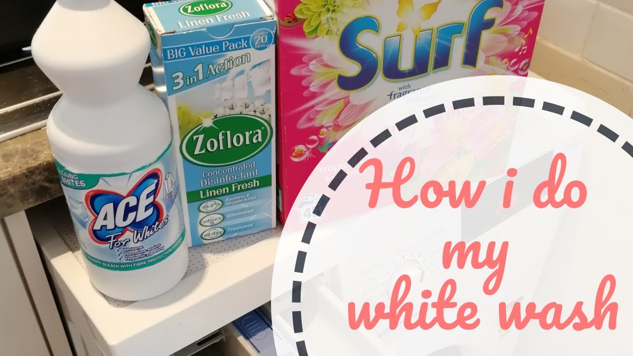 WASHING WHITE CLOTHES WITH BLEACH / HINTS AND TIPS ON KEEPING