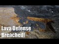 Lava Breaches Eastern Wall! Drone Footage and Ground Footage