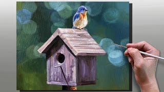 How to Paint Bird House / Step-by-step Acrylic Painting / Correa Art by Correa Art 2,406 views 2 weeks ago 19 minutes