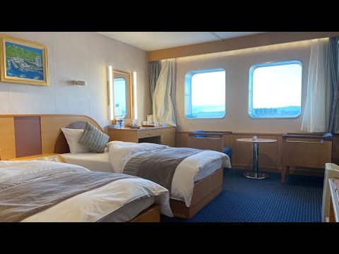 Trying a First Class Suite Cabin on the Ferry in Japan | Osaka to Fukuoka