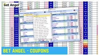 Bet Angel - Betfair trading software - Review of coupon feature