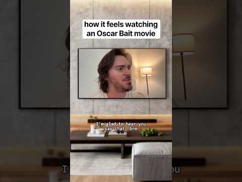 how it feels watching an Oscar bait movie #shorts #comedy #funny￼