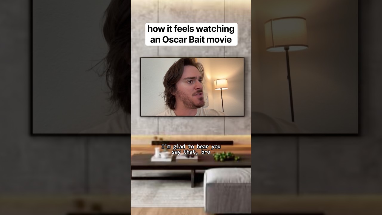 how it feels watching an Oscar bait movie #shorts #comedy #funny￼