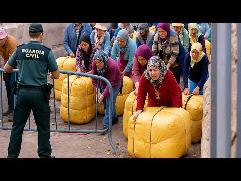 Ella carga 60 kilos para sobrevivir | Las mulas de Melilla