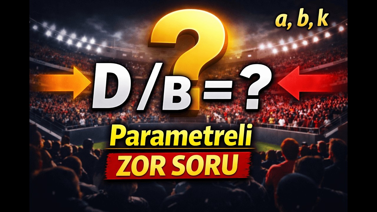 TYT - KPSS - AYT Matematik | Taraftar Tribün Sorusu (Parametreli) | Oran-Orantı Problemleri