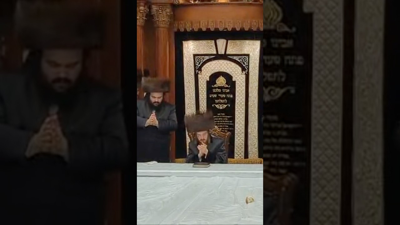 כבו״ק האדמו״ר מסאדיגורה בסעודה שלישית בבית מדרשו בלייעקווד