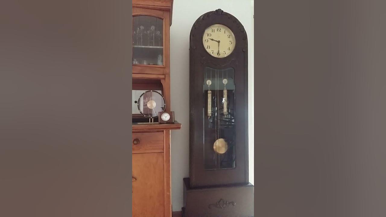 Extremely rare Kienzle POTSDAMER GONG Standuhr Grandfather Clock 1935