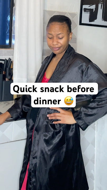 Quick snack before dinner 😅
