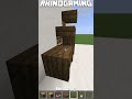 Stair Style Bookshelf Tutorial In Minecraft! #shorts