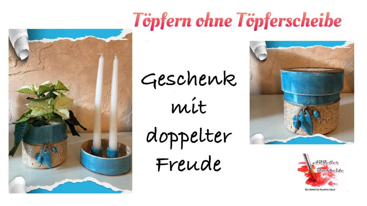 Geschenkverpackung * Idee zum Valentinstag #ceramic #pottery #clay  #töpfern #ohnetöpferscheibe