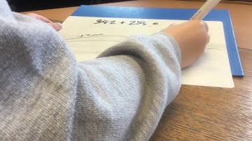 Adding two 3-digit numbers using an empty number line