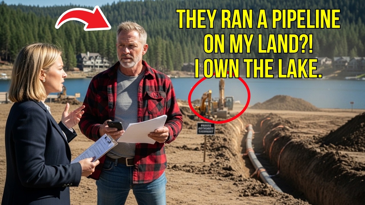 HOA Ran a Pipeline Across My Land — They Didn’t Know I Owned the Upstream Lake Feeding It