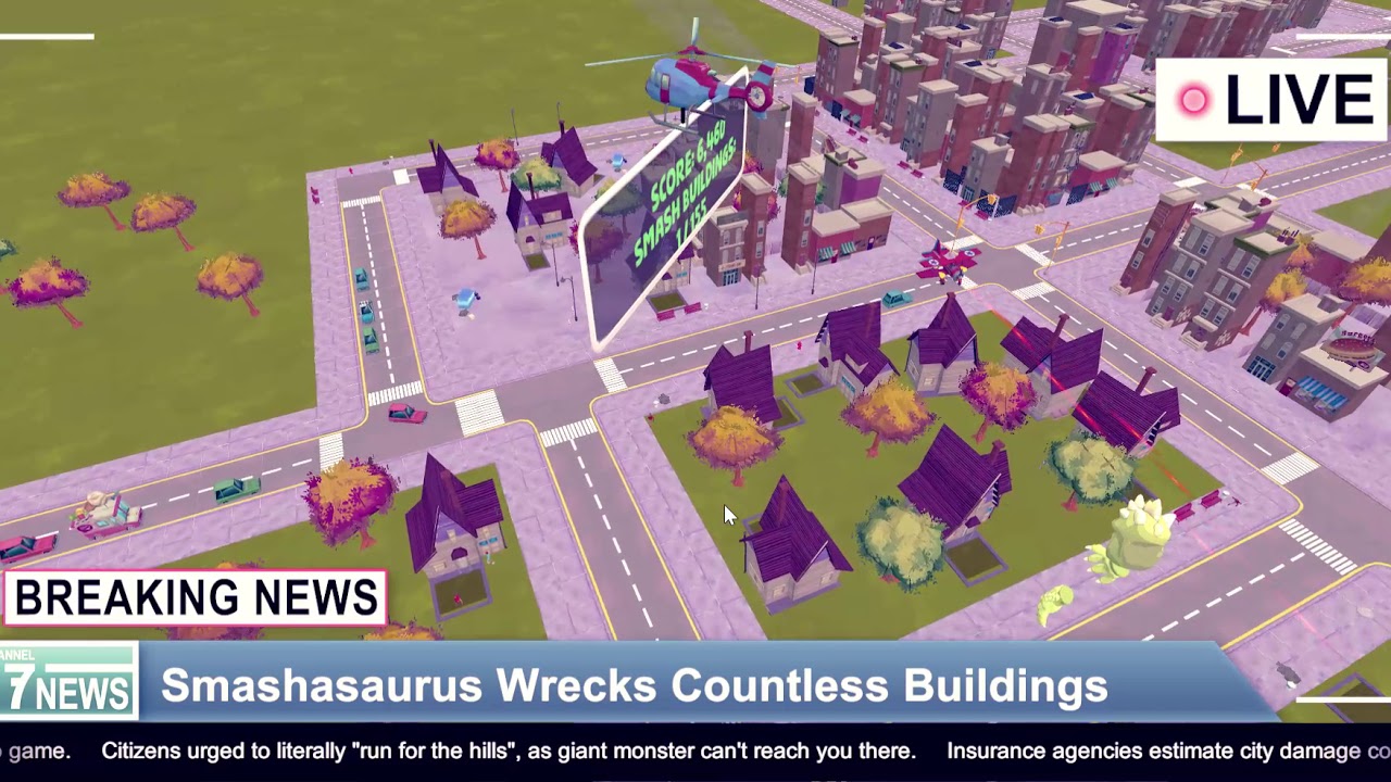 VR Game Play of King Kaiju