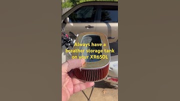 XR650L - never connect the engine vent to the airbox bottom!