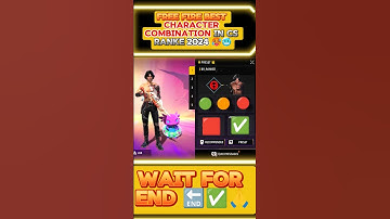 CS Rank Best Character Combination | Best Character Combination For Clash Squad Ranked ICS Rank Tips