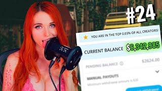 Amouranth tells us how much she made on OF | The Yard