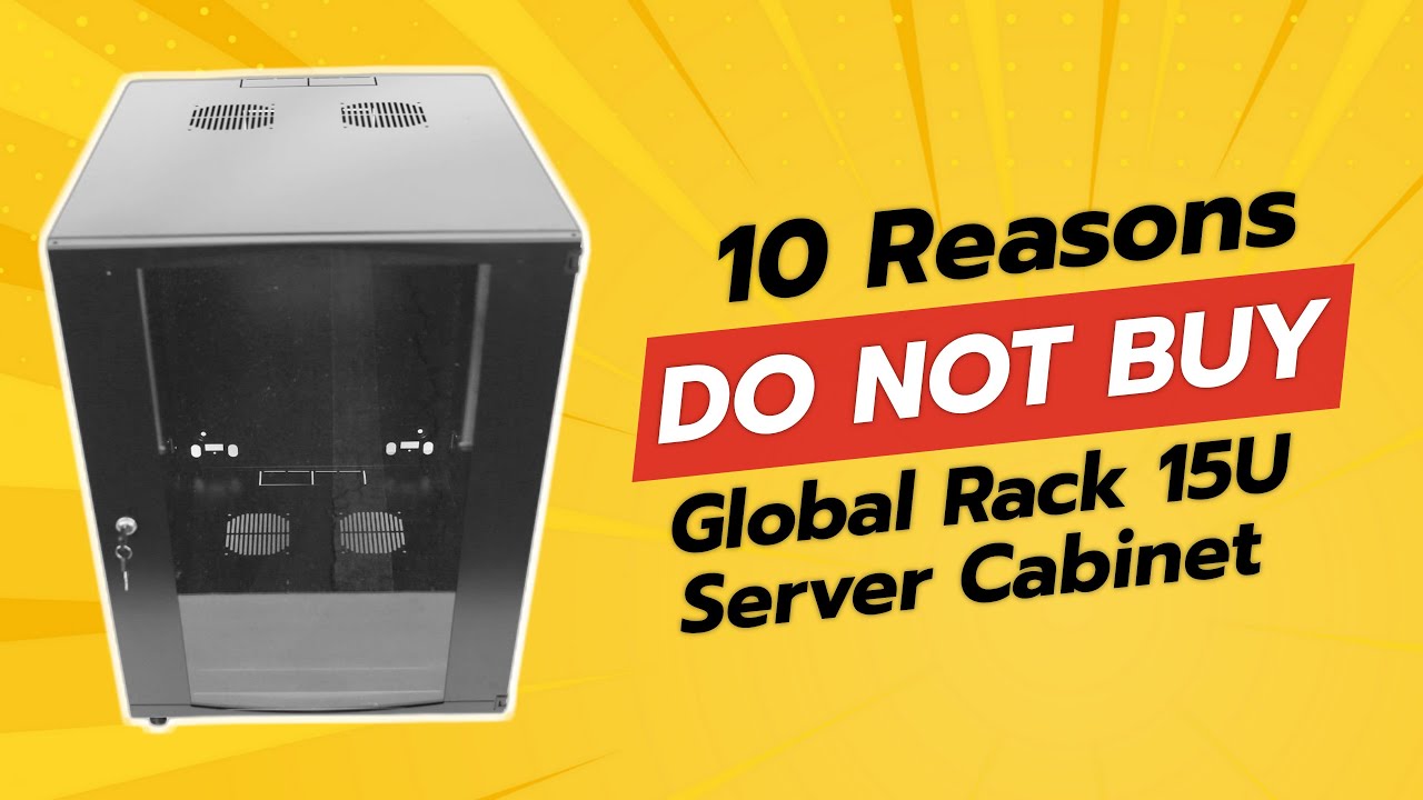 DON'T BUY Global Rack 15U Server Cabinet BEFORE WATCHING THIS VIDEO! 🚫🔍