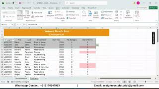 Full New Perspectives Excel 365 | Module 6: End of Module Project 1 Sunset Beach Inn Update