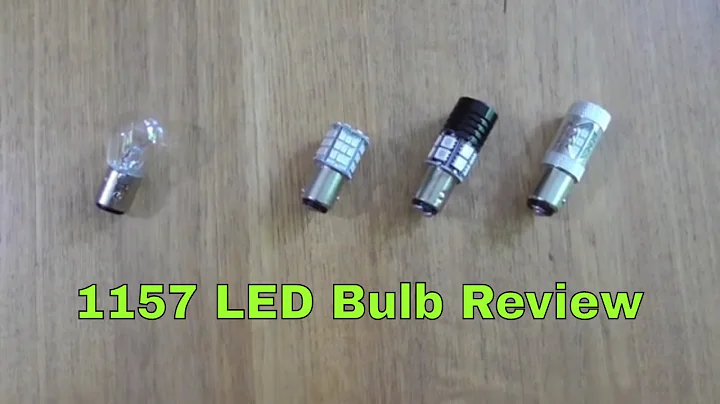 1157 bulb size - taillight / brake light LED bulb review