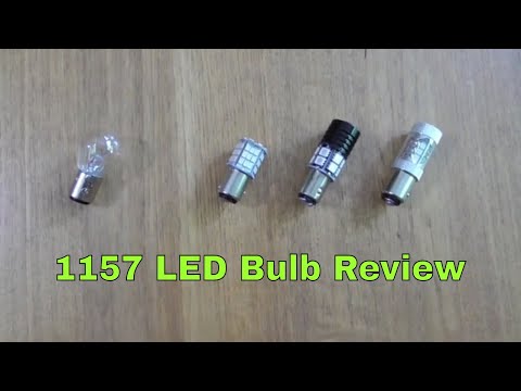1157 bulb size - taillight / brake light LED bulb review