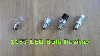 1157 bulb size  taillight / brake light LED bulb review