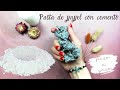 Cómo hacer PAPEL MACHÉ con CEMENTO y  COLA PARA PAPEL PINTADO - PASTA DE PAPEL paso a paso