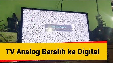 Siaran TV Analog Beralih ke Digital di Sumsel