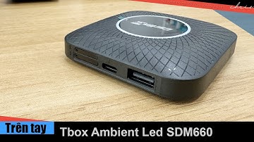 Trên tay Android Box ô tô Carlinkit Tbox Ambient Led SDM660 có cổng USB A