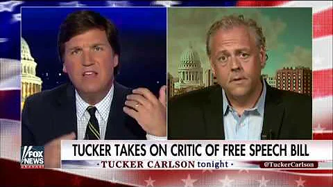 [ Tucker Porn ]  Free speech bill a ploy for bigger Republican footprint