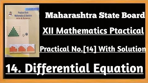 12th MATHEMATICS PRACTICAL NO.[14]