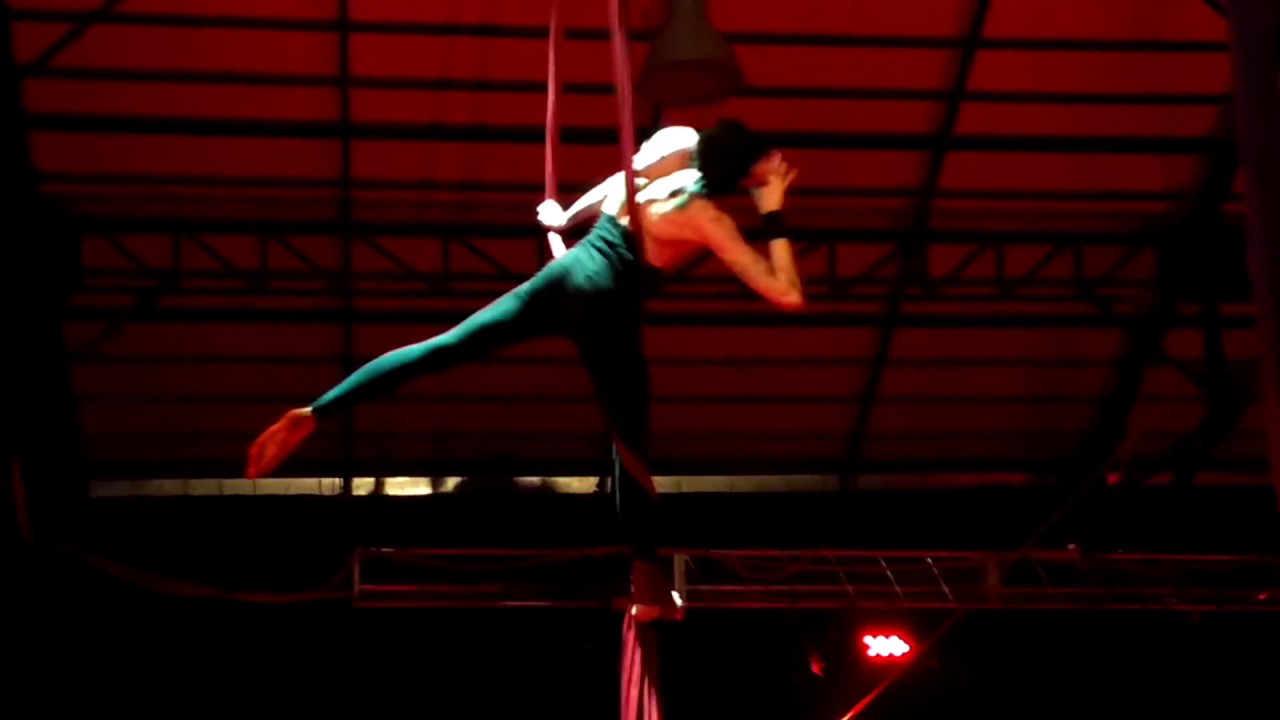 Aerial Silks show - YouTube