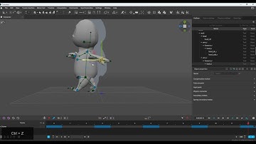Walk Cycle animation Cascadeur