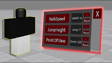 UtilityChanger (Walkspeed, JumpHeight, FOV) | Roblox Script **2025**
