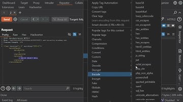 SQL injection with filter bypass via XML encoding