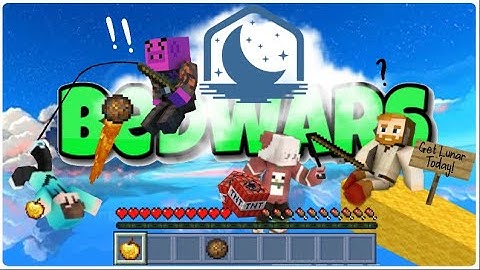 an AD got me using LUNAR CLIENT for the FIRST TIME in Bedwars