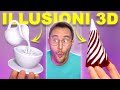 Provo le MIGLIORI ILLUSIONI 3D STAMPATE in CASA! 🤯🖨️