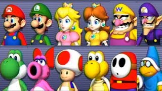 Mario Party 9 - All Characters