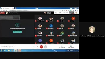 Design of Hydraulic Structures Lecture 16 Google Meet Recording